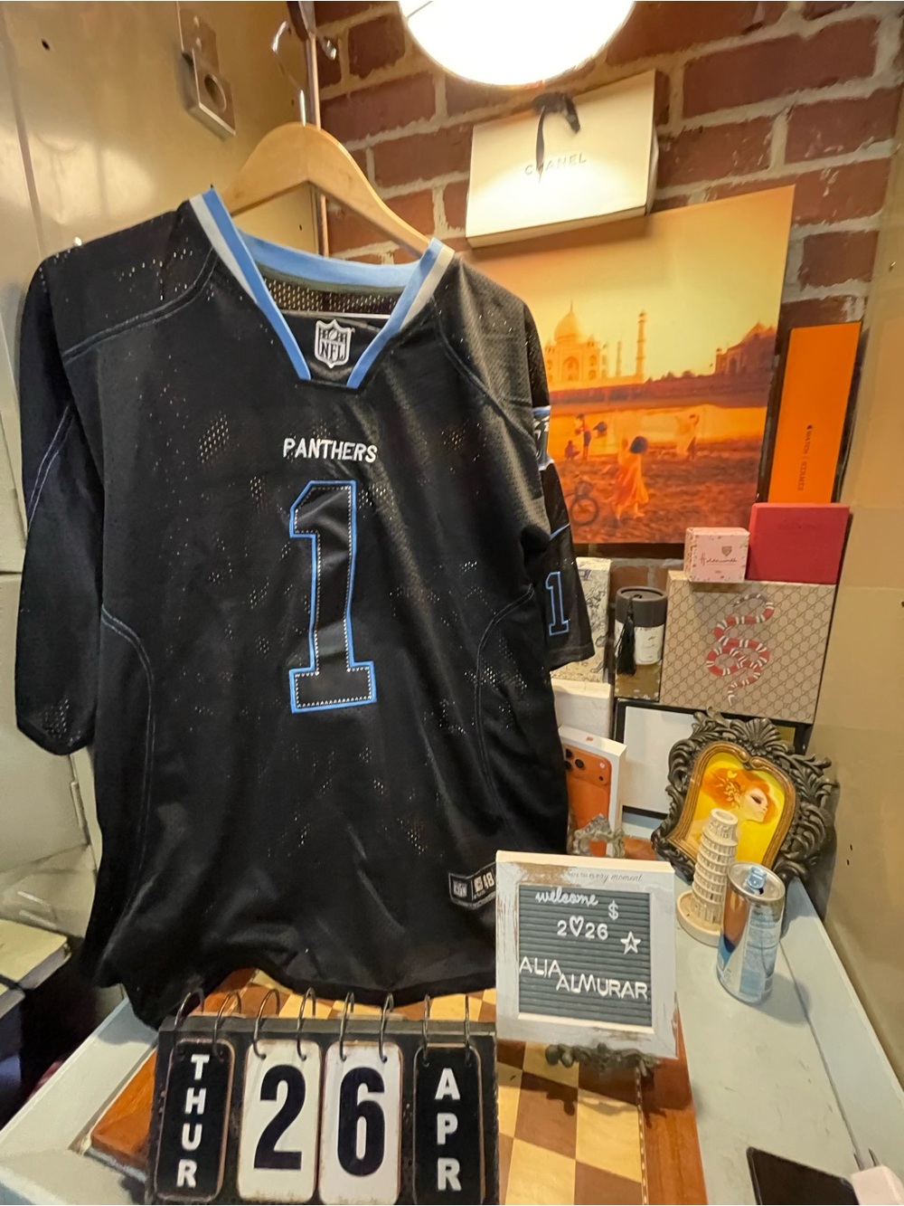 Cam Newton #1 NFL Carolina Panthers Nike
